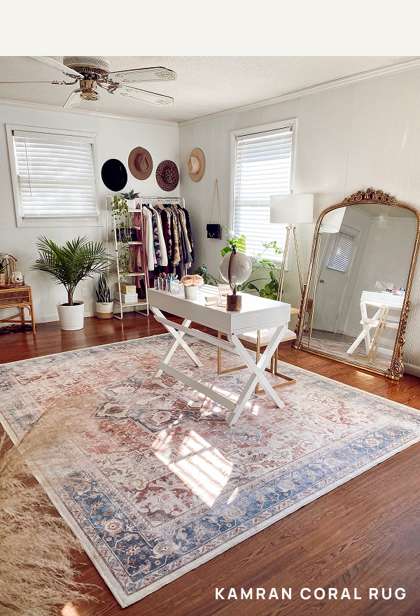 Kamran Coral Rug 