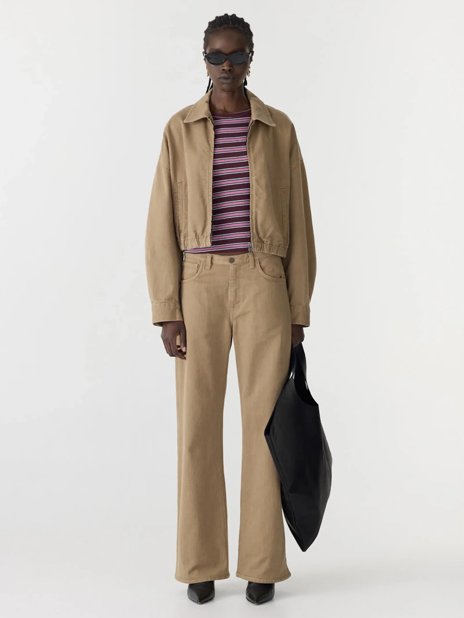 Image of Cropped Denim Jacket
