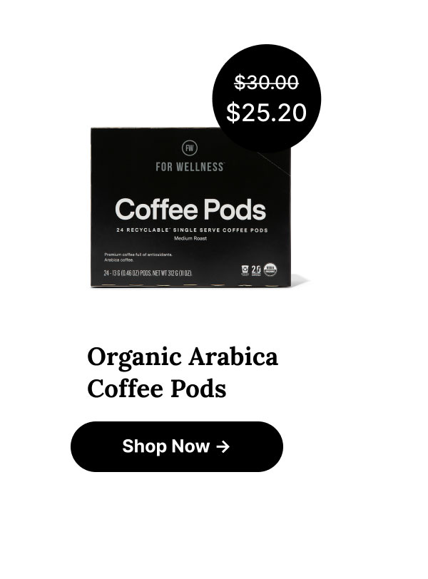 Organic Arabica Coffee Pods