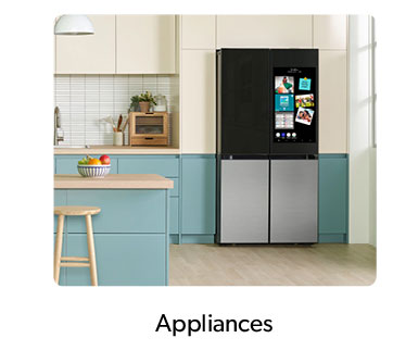 Click to shop Appliances