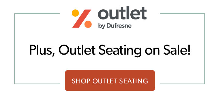 Click to shop Outlet Seating on Sale.