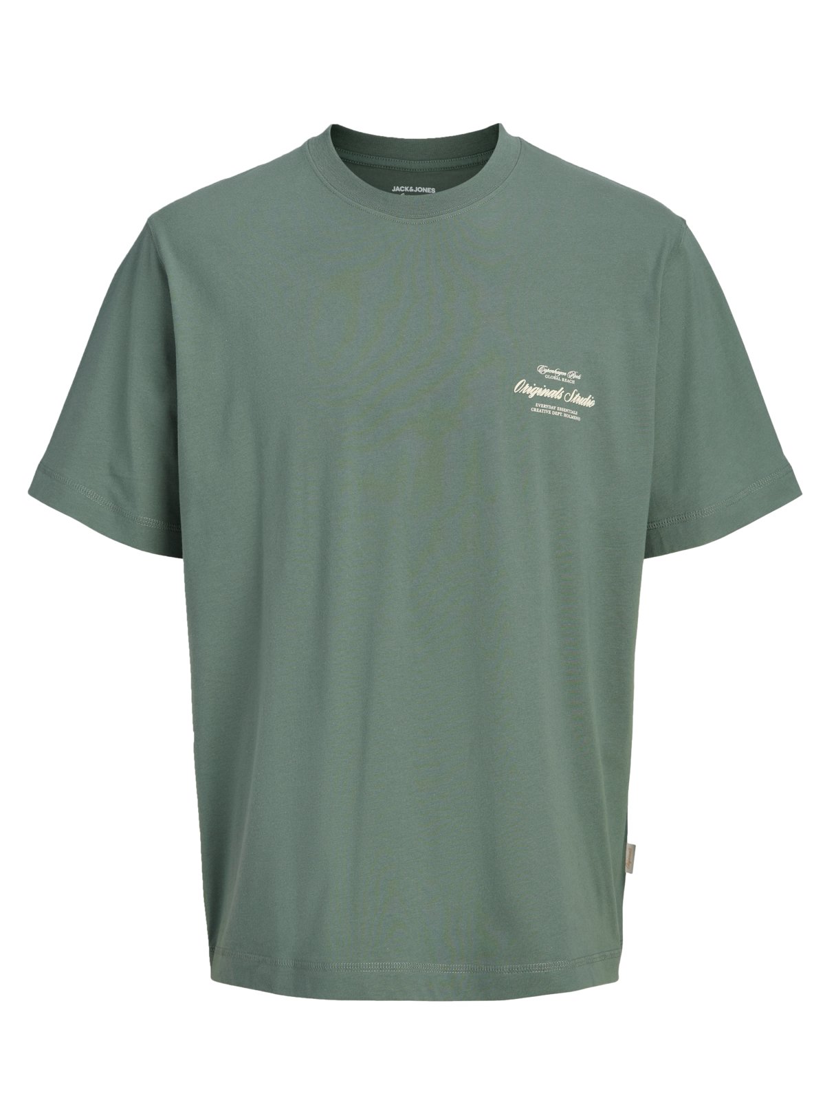 Cotton T-shirt with back print