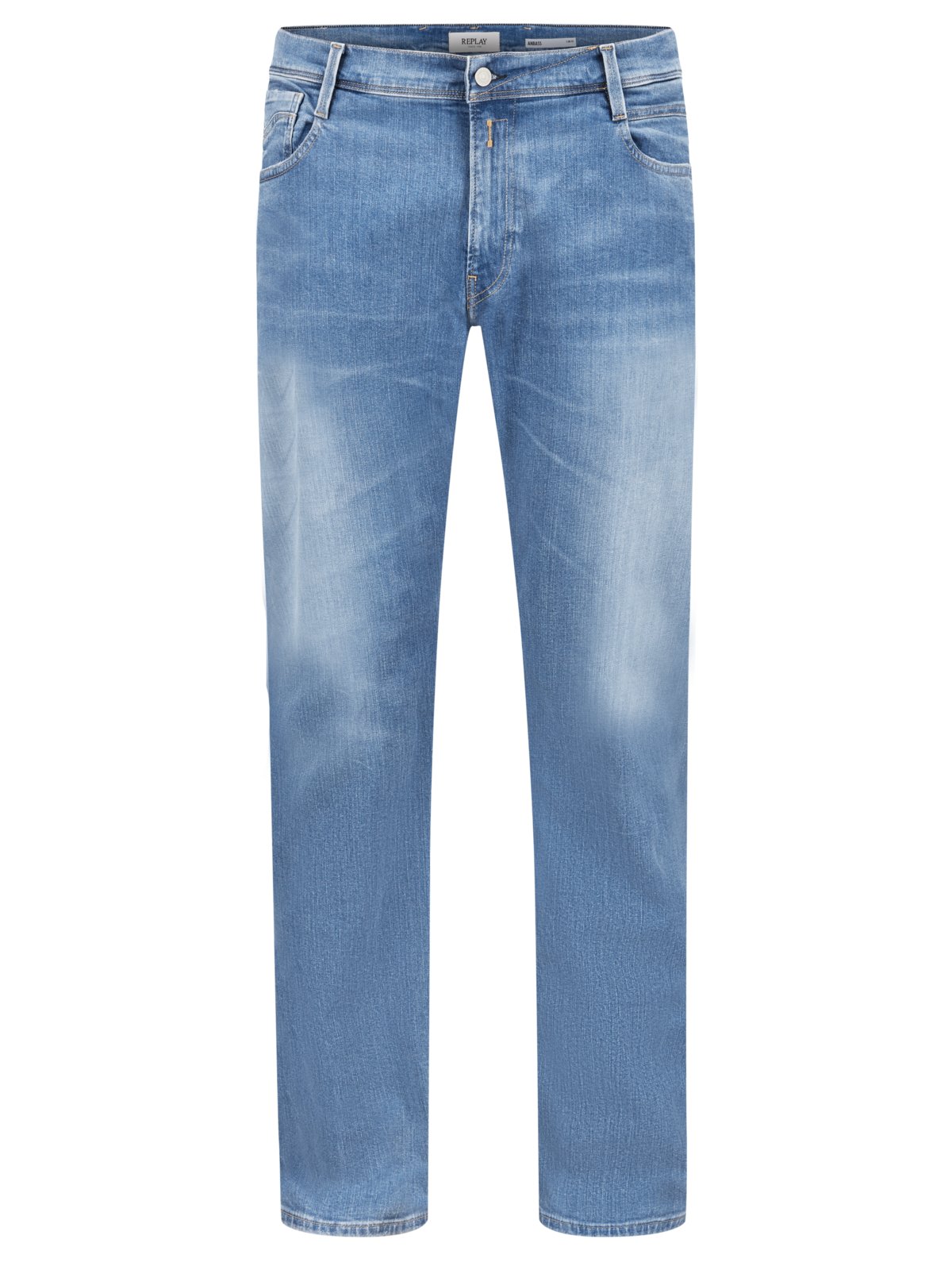 Jeans Anbass with stretch and wash, slim fit