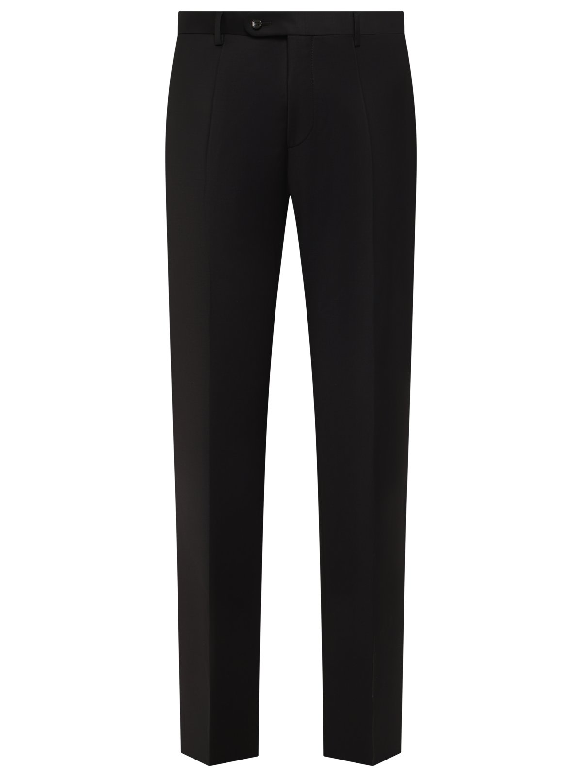 Suit trousers made from an elastic virgin wool blend