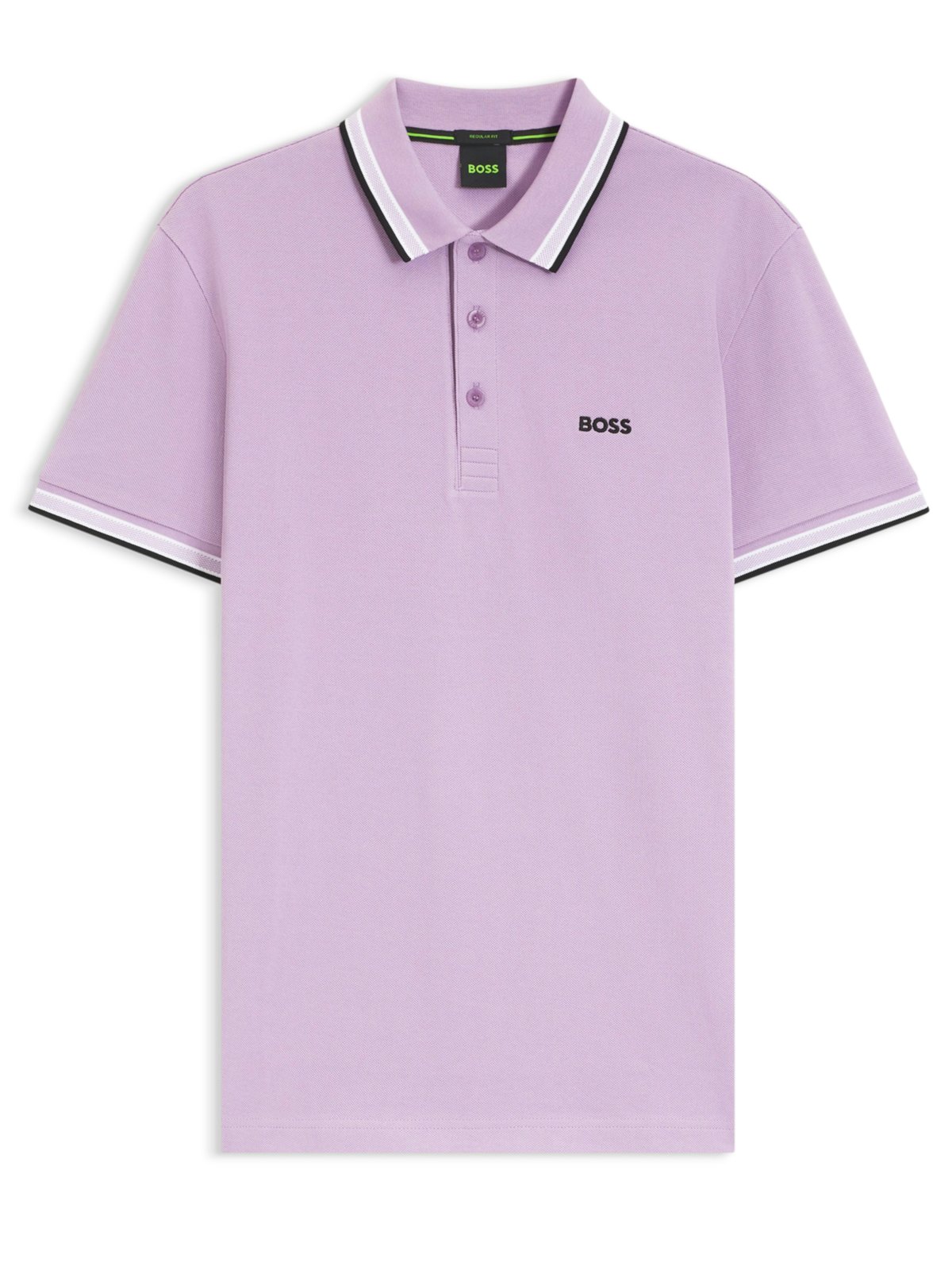 Piqué polo shirt Paddy with contrast cuffs, regular fit