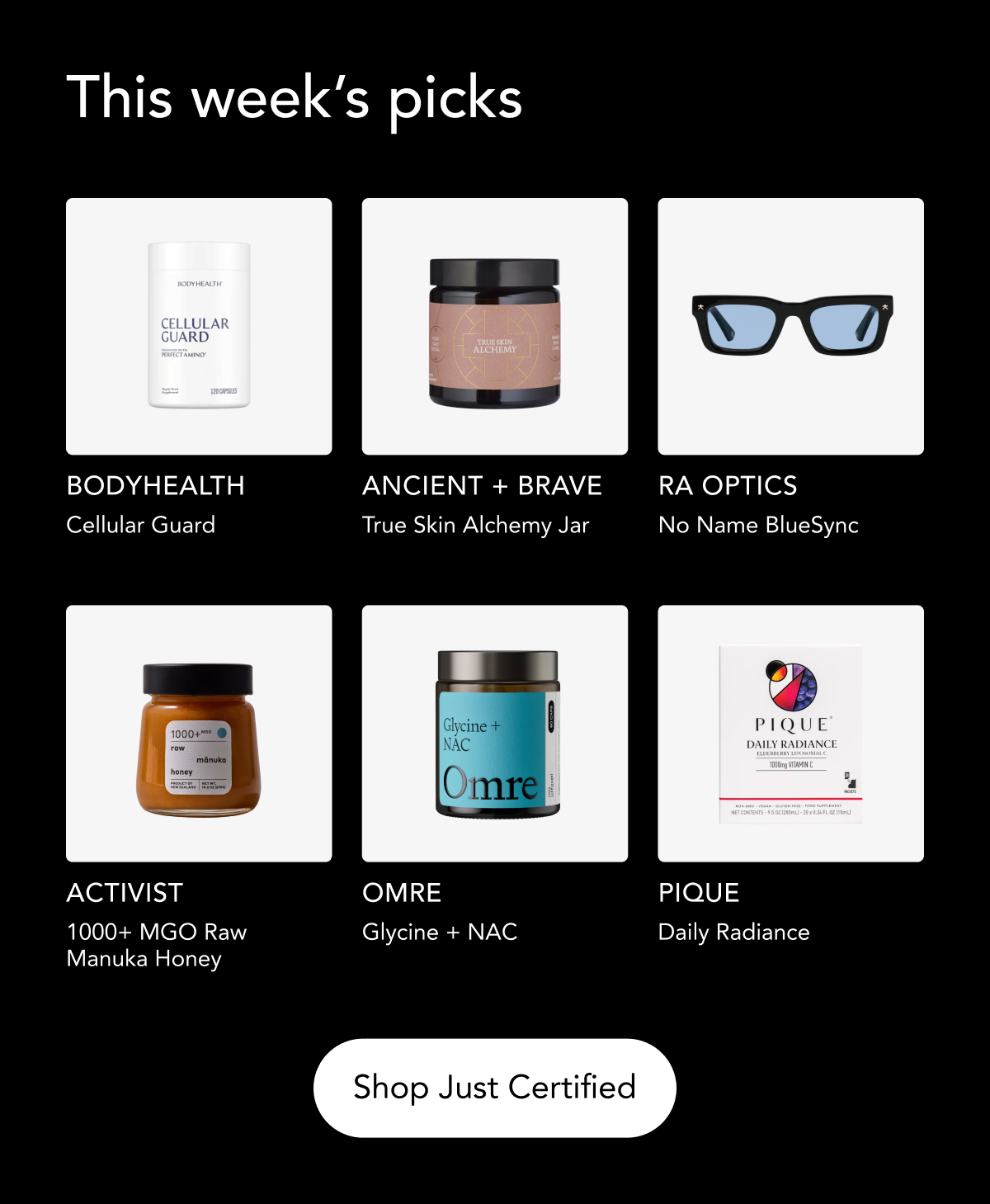 Just Certified picks — shop the edit