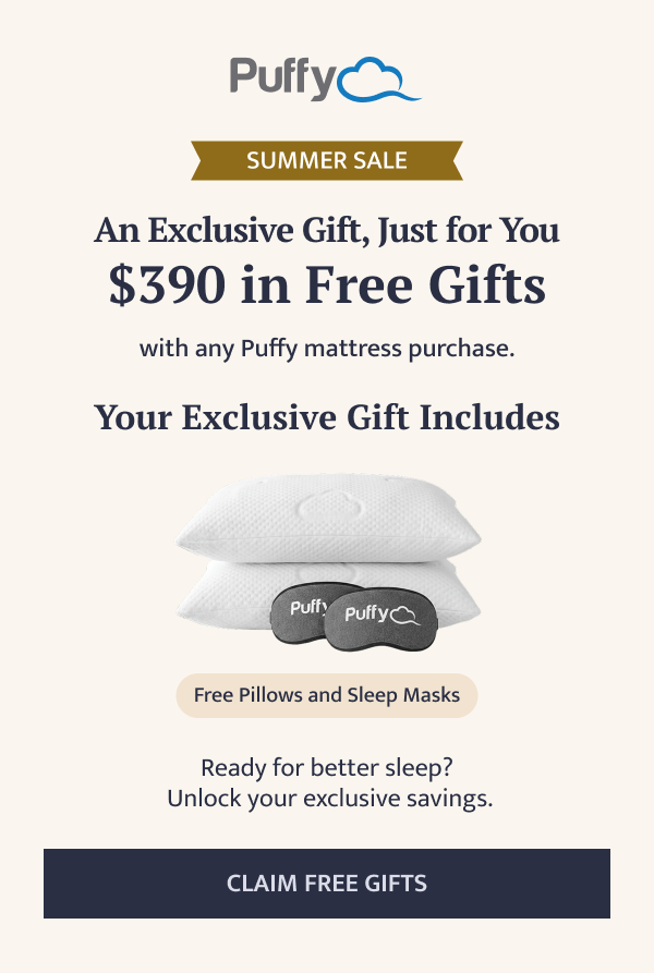 Your free sleep gifts are here! 