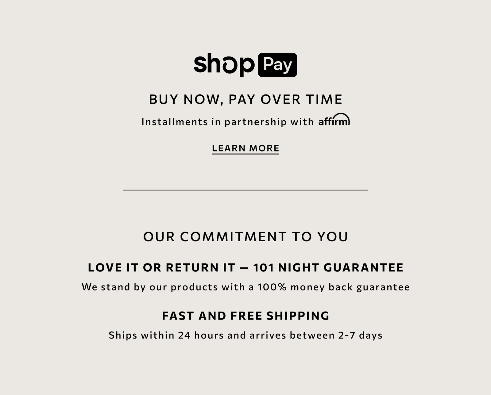 ShopPay - Buy now, pay over time.