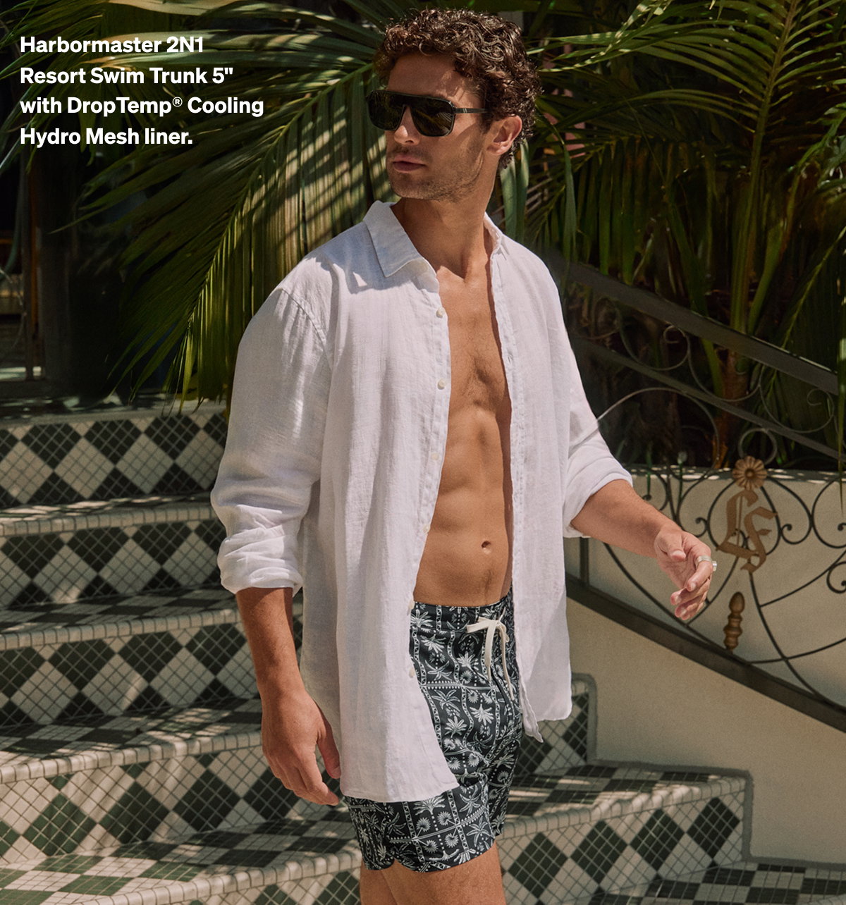 Harbormaster 2N1 Resort Swim Trunk 5" with liner