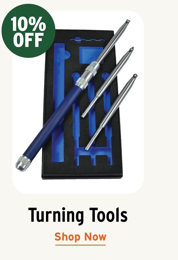10% Off Turning Tools