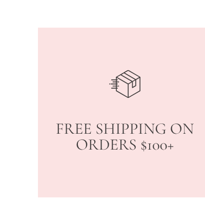 Free shipping on orders of $100 or more.
