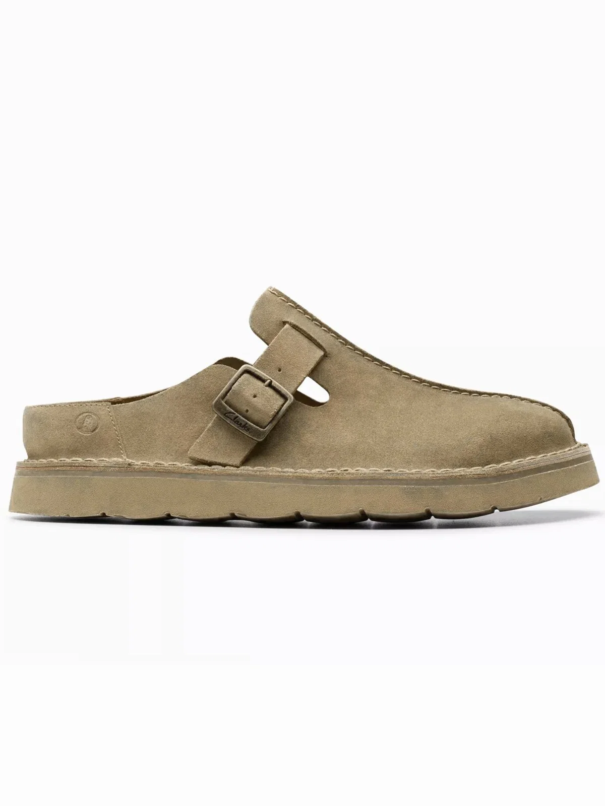 Veloursleder-Sandalen Solybury Mule mit seitlichem Schnallenverschluss