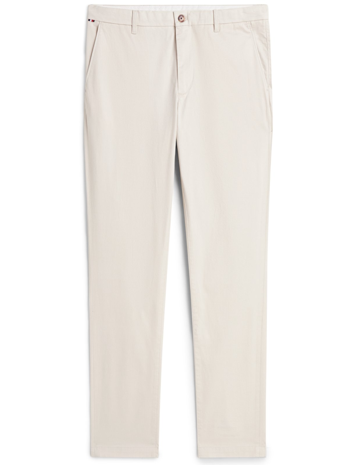 Chino Bleecker mit feinem Muster und Stretchanteil, Slim Fit
