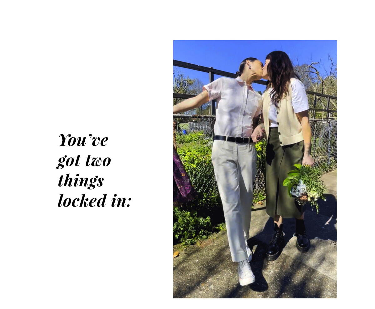 You've got two things locked in: