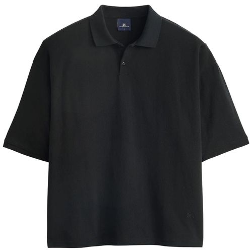 Levi's Blue Tab Cropped Polo - Black