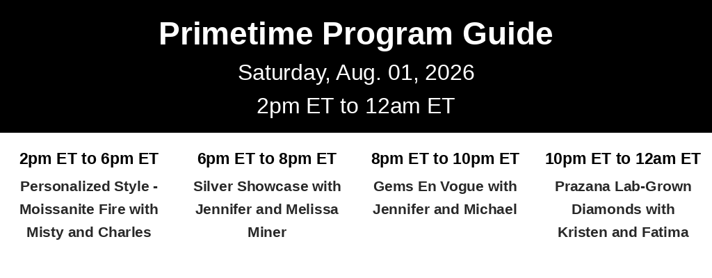 Primetime Program Guide