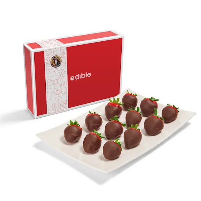 Chocolate Dipped<br>Strawberries Box