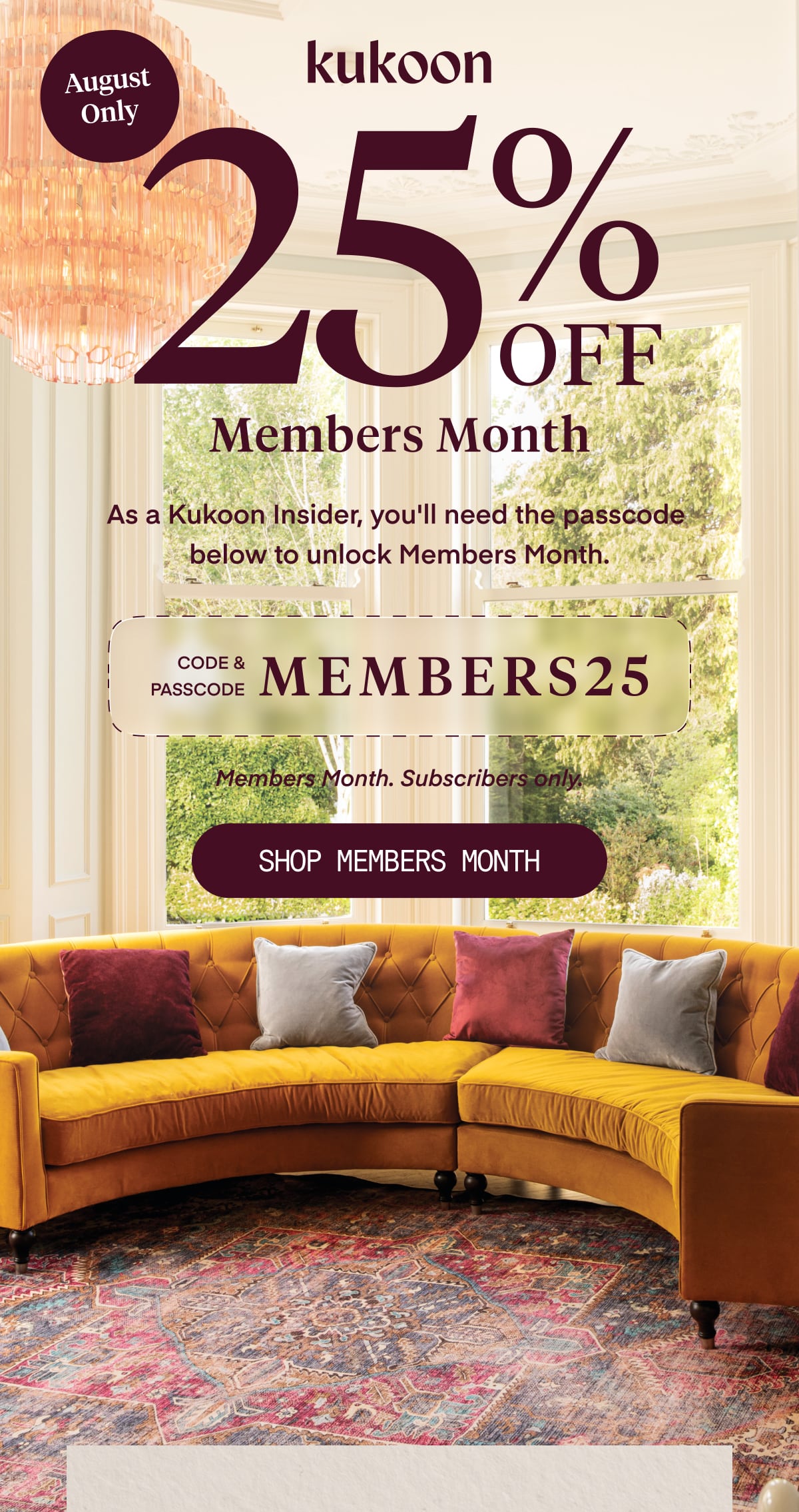 SHOP MEMBERS MONTH