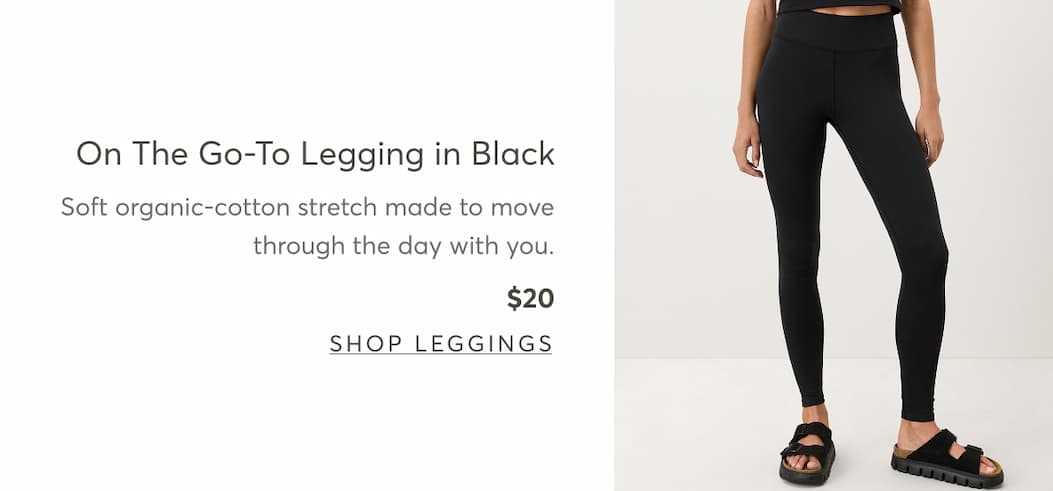 On The Go-To Legging in Black | Shop Leggings