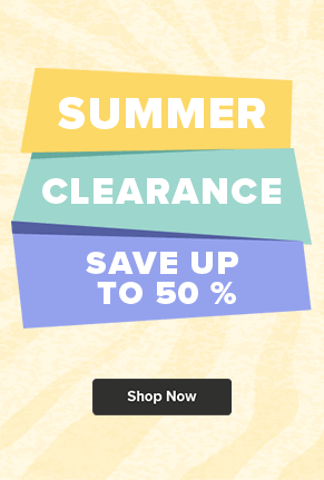 Summer Clearance: Save up to 50%