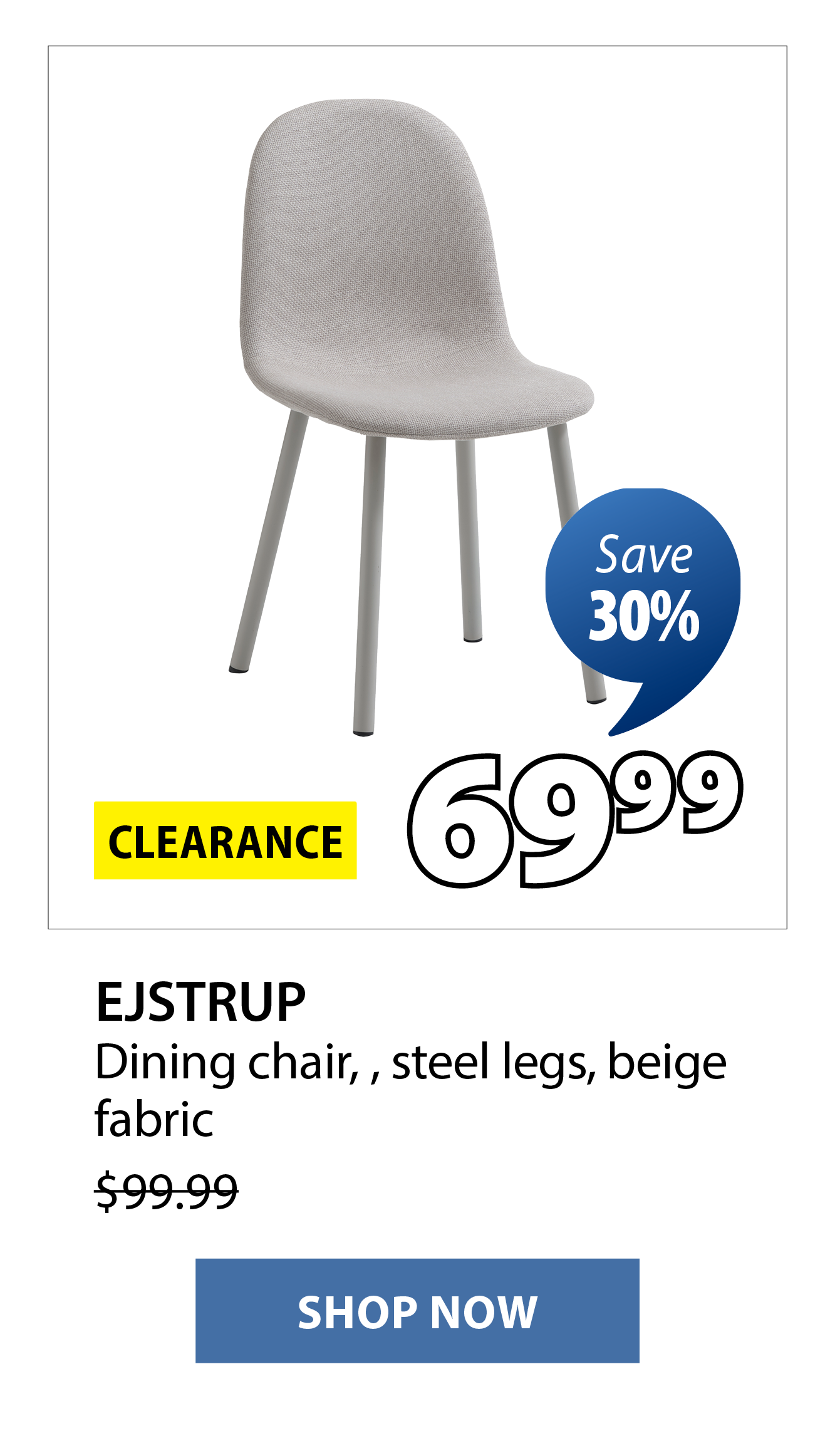 EJSTRUP Dining chair | Save 30%