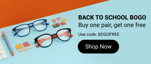 BOGO on kids' glasses >