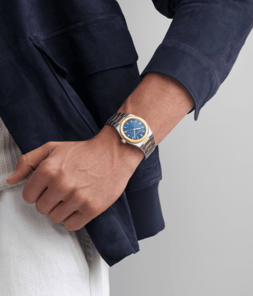 Raymond Weil A.R.T. Date 38mm Blue Dial & Two Tone Bracelet Watch