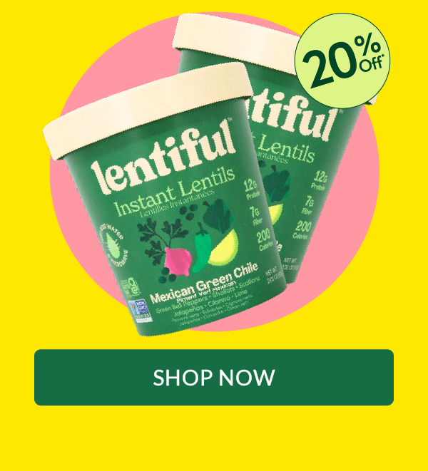 Lentiful Instant Lentils Mexican Green Chile, 57 g