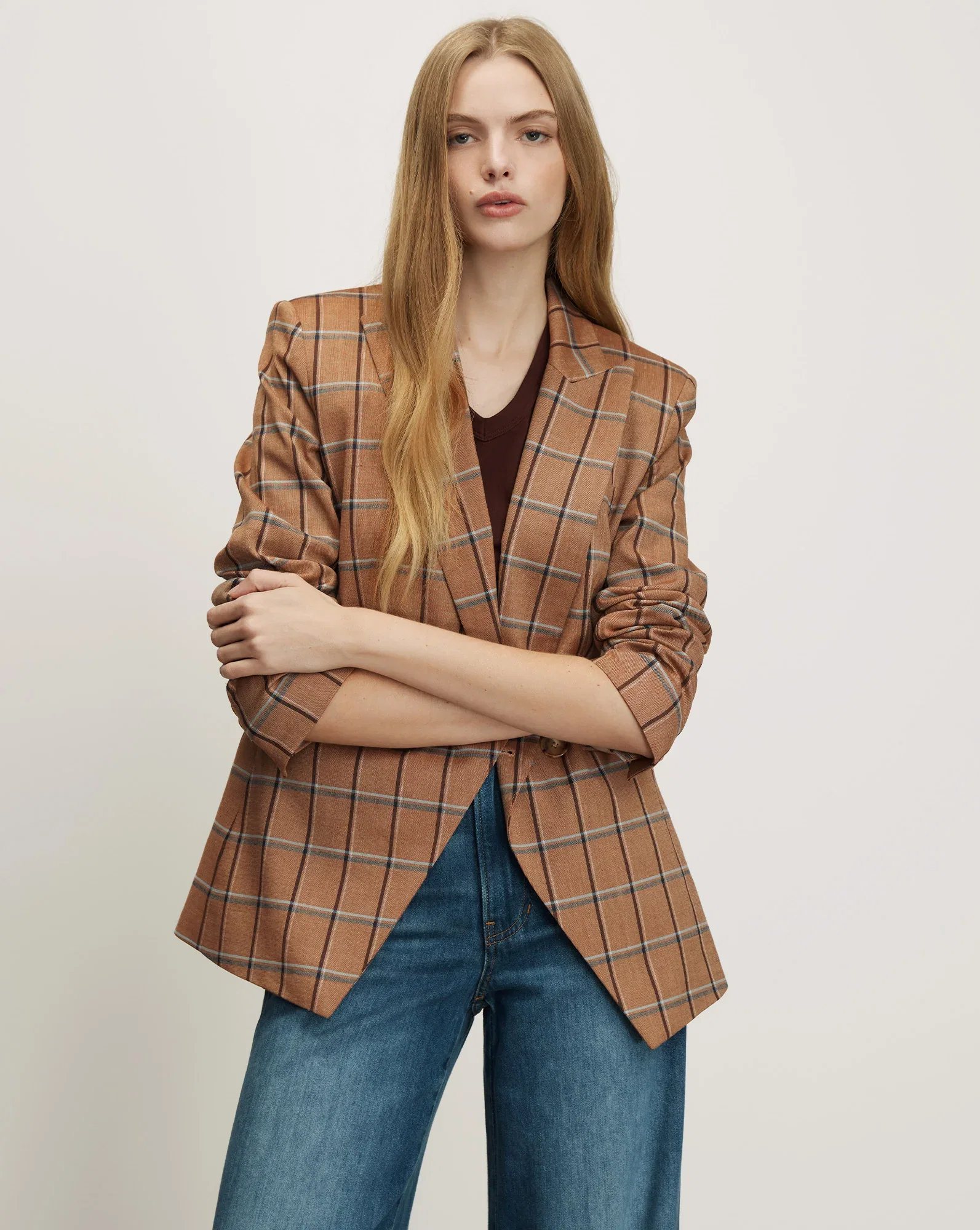 Image of Rickie Plaid Dickey Jacket