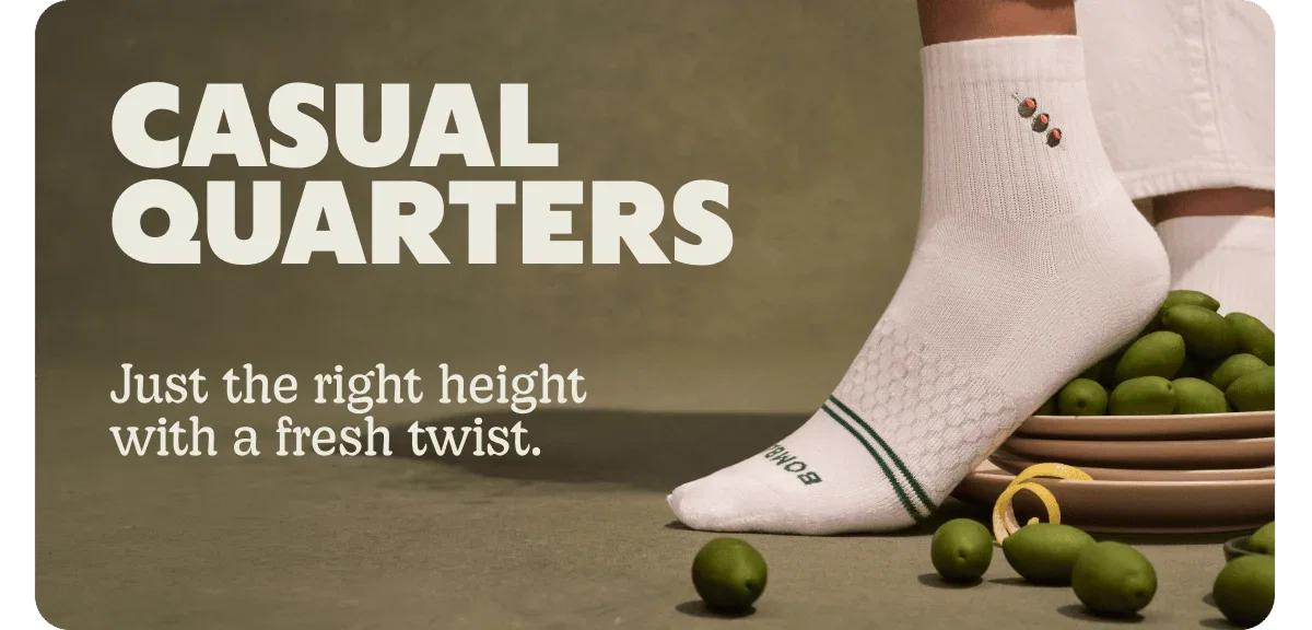 CASUAL QUARTERS. Just the right height with a fresh twist.