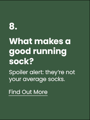 What makes a good running sock?