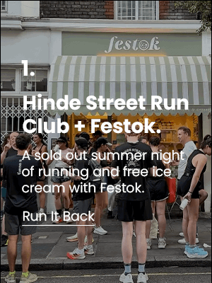 Hinde Street Run Club with Festok