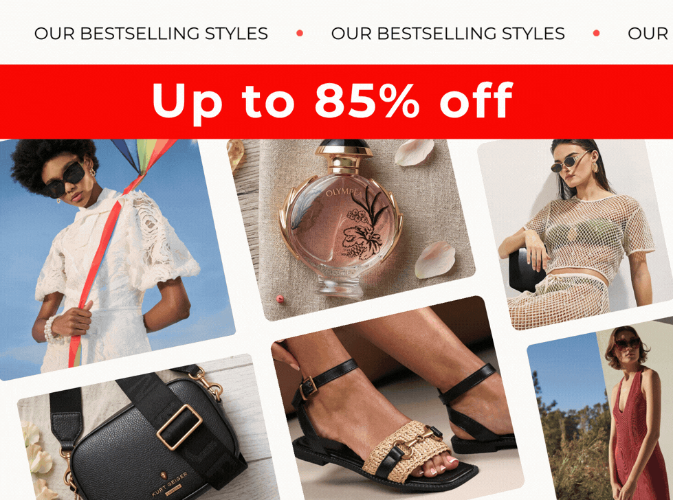 OUR BESTSELLING STYLES UP TO 85% OFF 