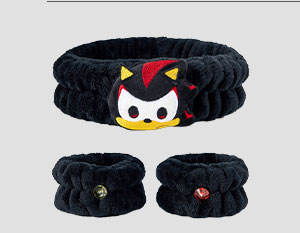 Shadow Spa Headband and Wristband Set - Sonic the Hedgehog