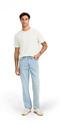 Straight Light Wash Jeans