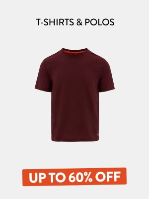 T-shirts & Polos UP TO 60% OFF