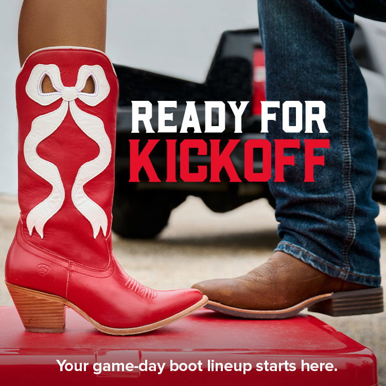 Ready for kickoff.  Your game-day boot lineup starts here.