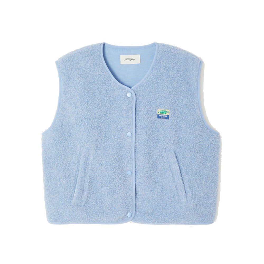 Image of Hoktown Fleece Gilet - Frosted Melange