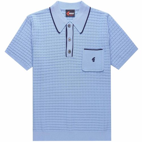 Gabicci Vintage Roy Polo Shirt - Iceberg