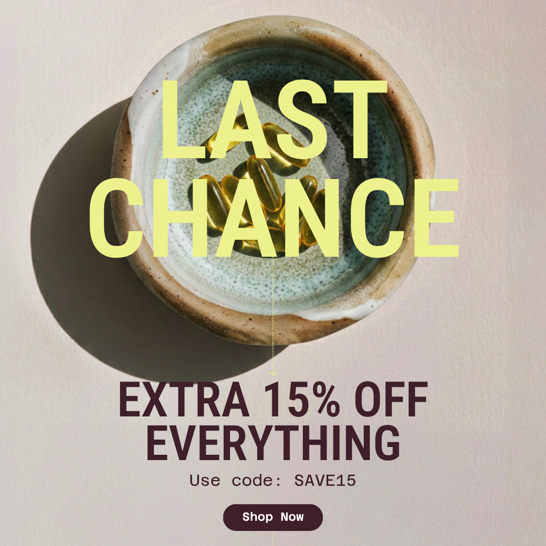Extra 15% Off everthing