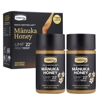 Comvita Certified UMF 22+ (MGO 1000+) Raw Manuka Honey 8.8 oz, 2-Pack