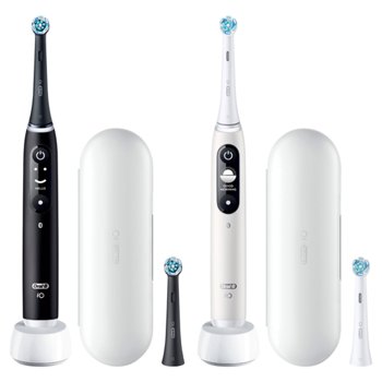 Oral-B iO Series 6 Ultimate Clean Rechargeable Electric Toothbrush, 2-Pack