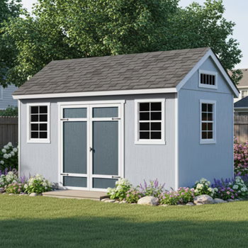 Yardline Berkdale 14' x 8' Wood Shed, Do It Yourself Assembly