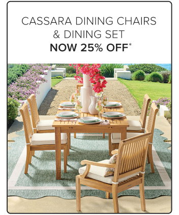 Cassara Dining Chairs & Dining Sets Now 25% Off