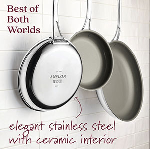 Anolon Everlast Ceramic interior