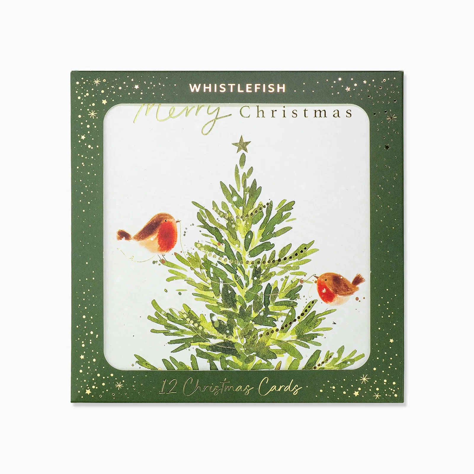Image of XPK26-003 - Golden Trees Christmas Card Pack