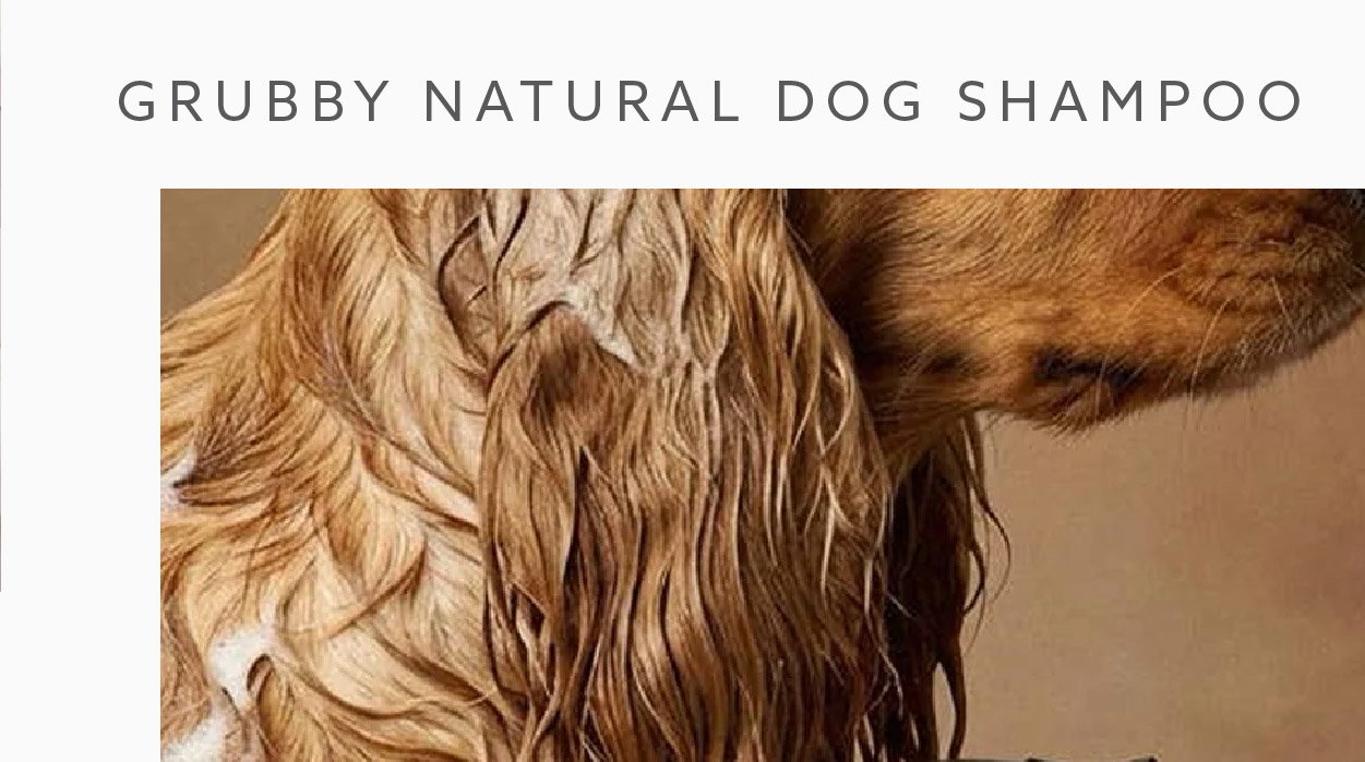 GRUBBY NATURAL DOG SHAMPOO