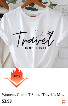 Women s Cotton T-Shirt Travel Is...