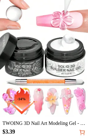 TWOING 3D Nail Art Modeling Gel -...