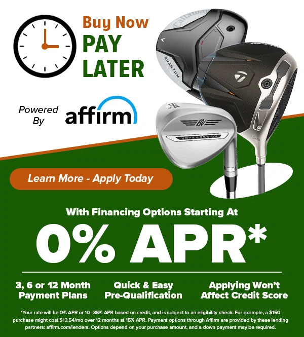 Buy Now, Pay Later w/ Financing through Affirm – Starting At 0% APR!